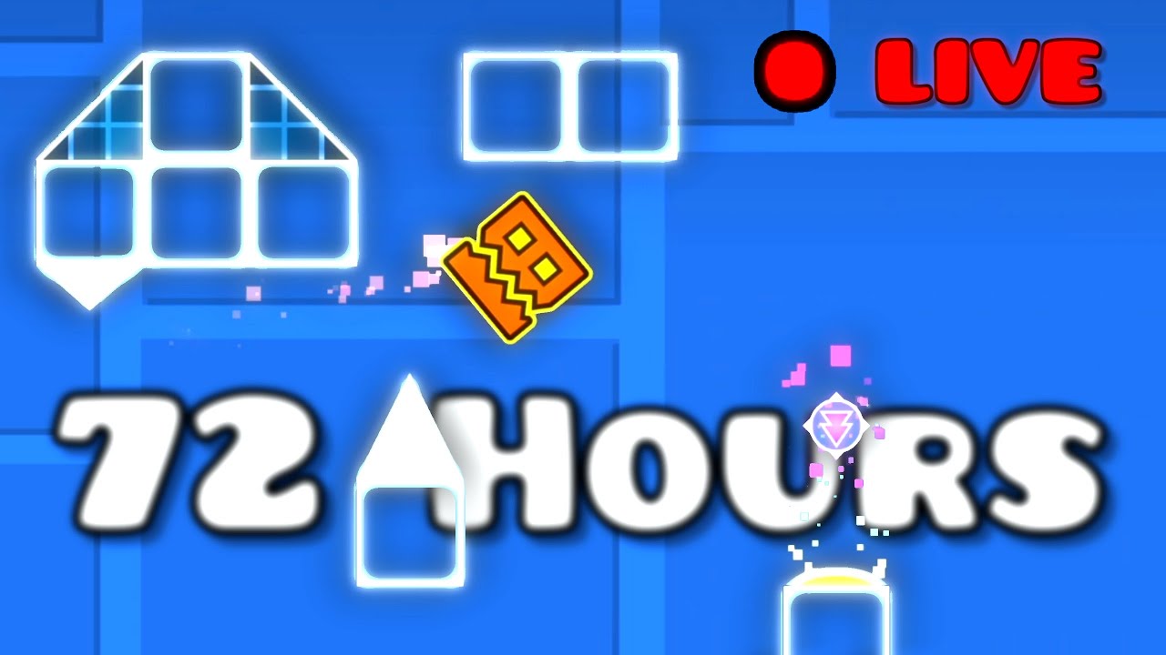 🔴 PLAYING YOUR 72 HOUR CHALLENGES | Geometry Dash - YouTube