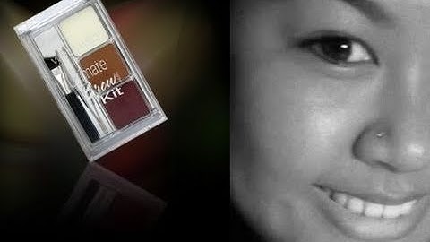 Filling in Eyebrows (Wet N Wild Ultimate Brow Kit)