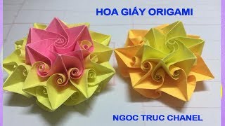 Hoa giấy origami - Cách gấp hoa bằng giấy