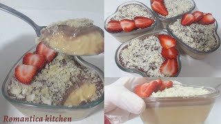 تحلية سهلة وسريعة بدون فرن بثلاث مكونات فقط | Easy and fast dessert without oven with 3 ingredients