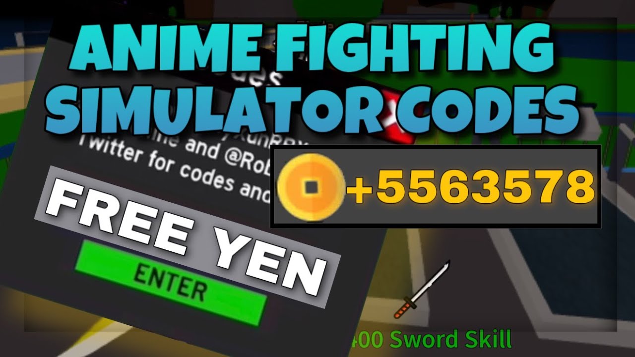 ALL NEW ANIME FIGHTING SIMULATOR CODES JUNE 2020 Roblox YouTube