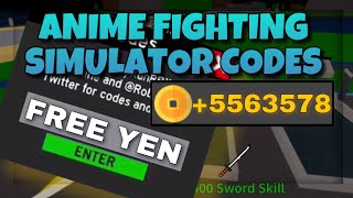 ALL*NEW* ANIME FIGHTING SIMULATOR CODES JUNE 2020! (Roblox)