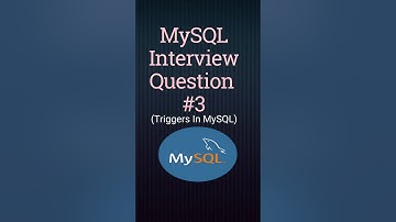 triggers in MySql