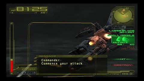 Armored Core Silent Line (PS2) - Starter AC Test New Technology