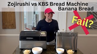 I Tested Banana Bread in Zojirushi vs KBS Bread Machines… The Cake Function Failed