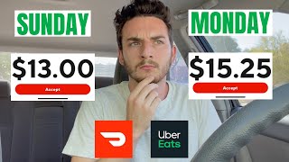 DoorDash: WEEKEND vs. WEEKDAY. Which Earns More?