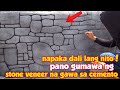 SOBOL PROJECT#3 PANO GUMAWA NG STONE VEENER GAMIT ANG CEMENTO