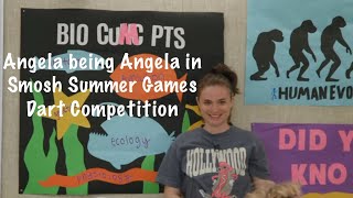 Angela being Angela in Smosh Summer Games Darts | Smosh Compilation 