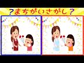【母の日】お花 カーネーション プレゼントまちがいさがし!知育クイズ【赤ちゃん・子供向けアニメ】Spot the Difference for kids BB
