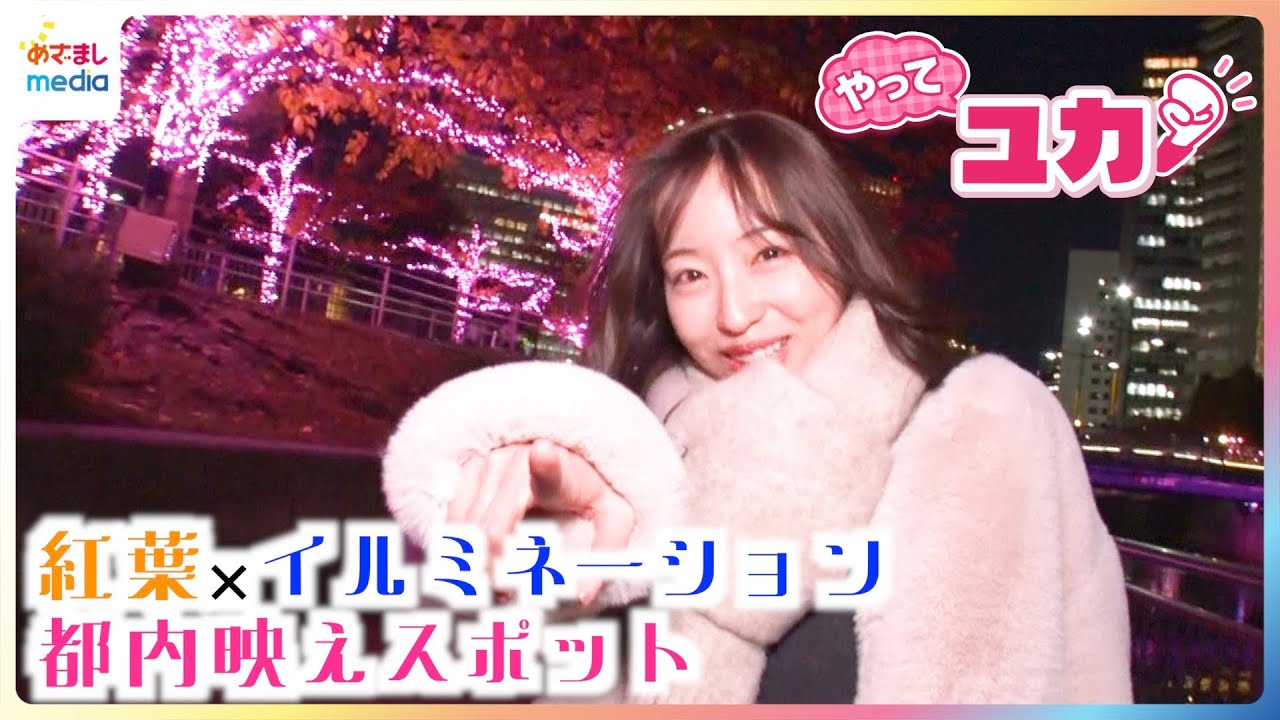 「魔法みたい」紅葉×イルミネーションを同時に満喫できる都内の映えスポットで林佑香キャスターが