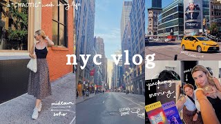 nyc vlog: a *chaotic* week in my life, auditions, an nyc moving experience, shows & friends