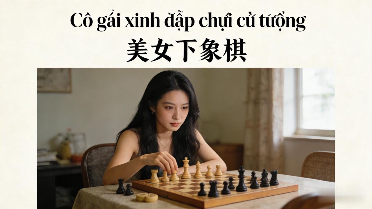 下棋的女生有多帥？美女棋手棄炮進攻，招招致命帥到沒朋友#帥氣女棋手 #棄炮進攻 #招招致命 #象棋帥氣瞬間 #實力出圈