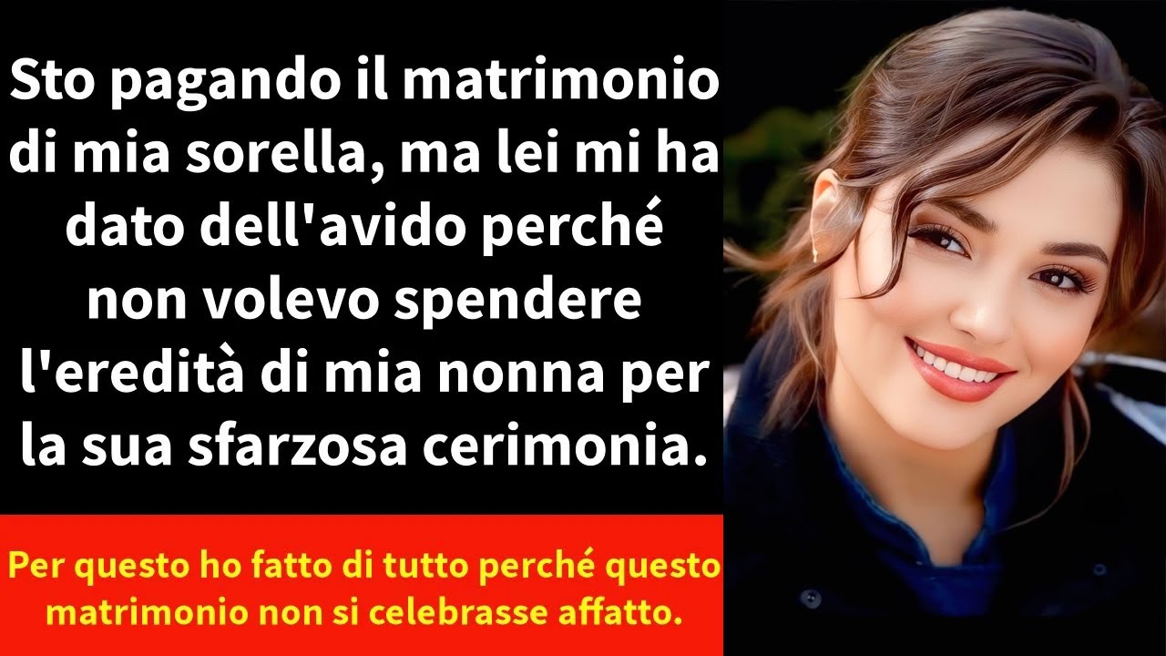 Sto pagando il matrimonio di mia sorella, ma lei mi ha dato dell'avido perché non volevo spendere