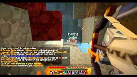 Minecraft PVP fight on Archon