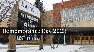 Eastglen's Remembrance Day Ceremony 2023