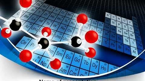 Periodic Table Of Chemical Elements PowerPoint Template by PoweredTemplate.com