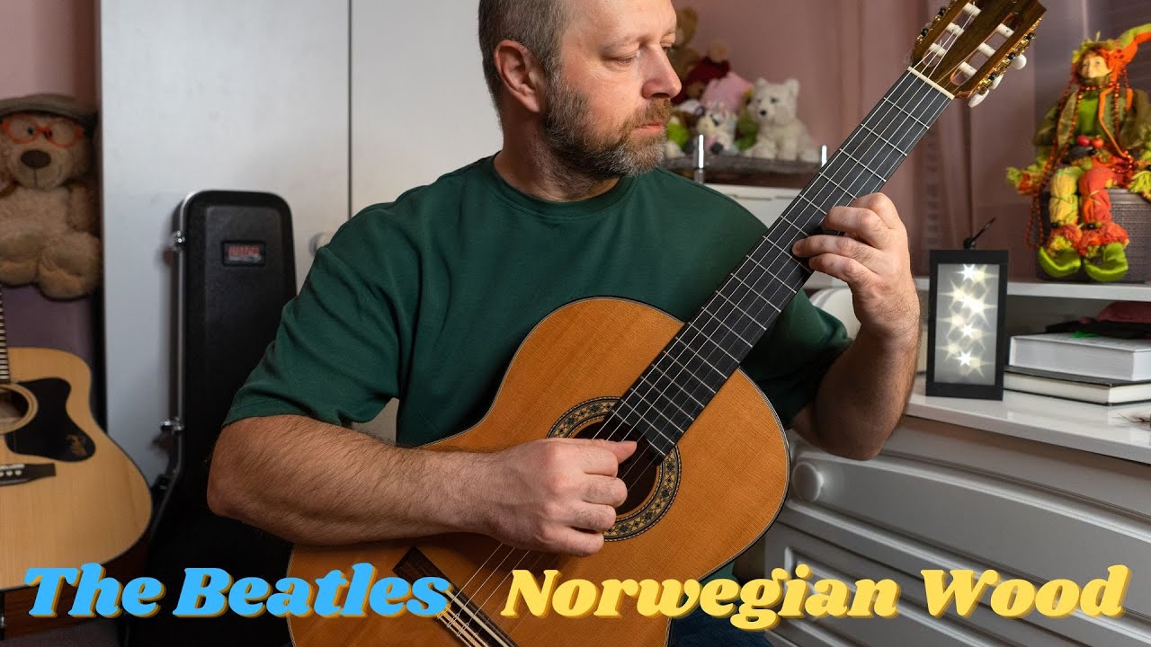 The Beatles - Norwegian wood (guitar cover) - YouTube