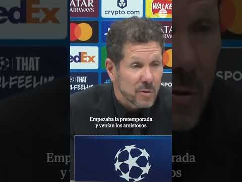 El Cholo, con ganas de jugar contra el Barcelona 