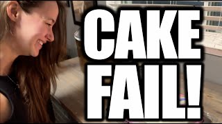 Birthday Cake Fail
