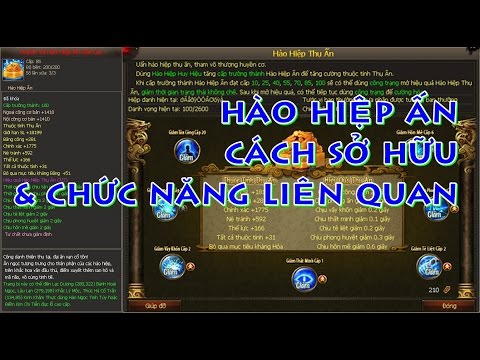 Video [TLBB 3D] Hào hiệp ấn - Cách kiếm ấn đơn giản nhất cho... - youtube