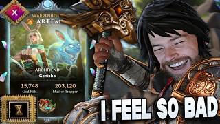 PLAYING BELLONA TO COUNTER THE #1 ARTEMIS WAS HILARIOUS - SMITE 2 Duel Gameplay