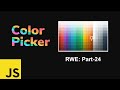 Create HEX Color Picker using Javascript | Bangla Tutorials