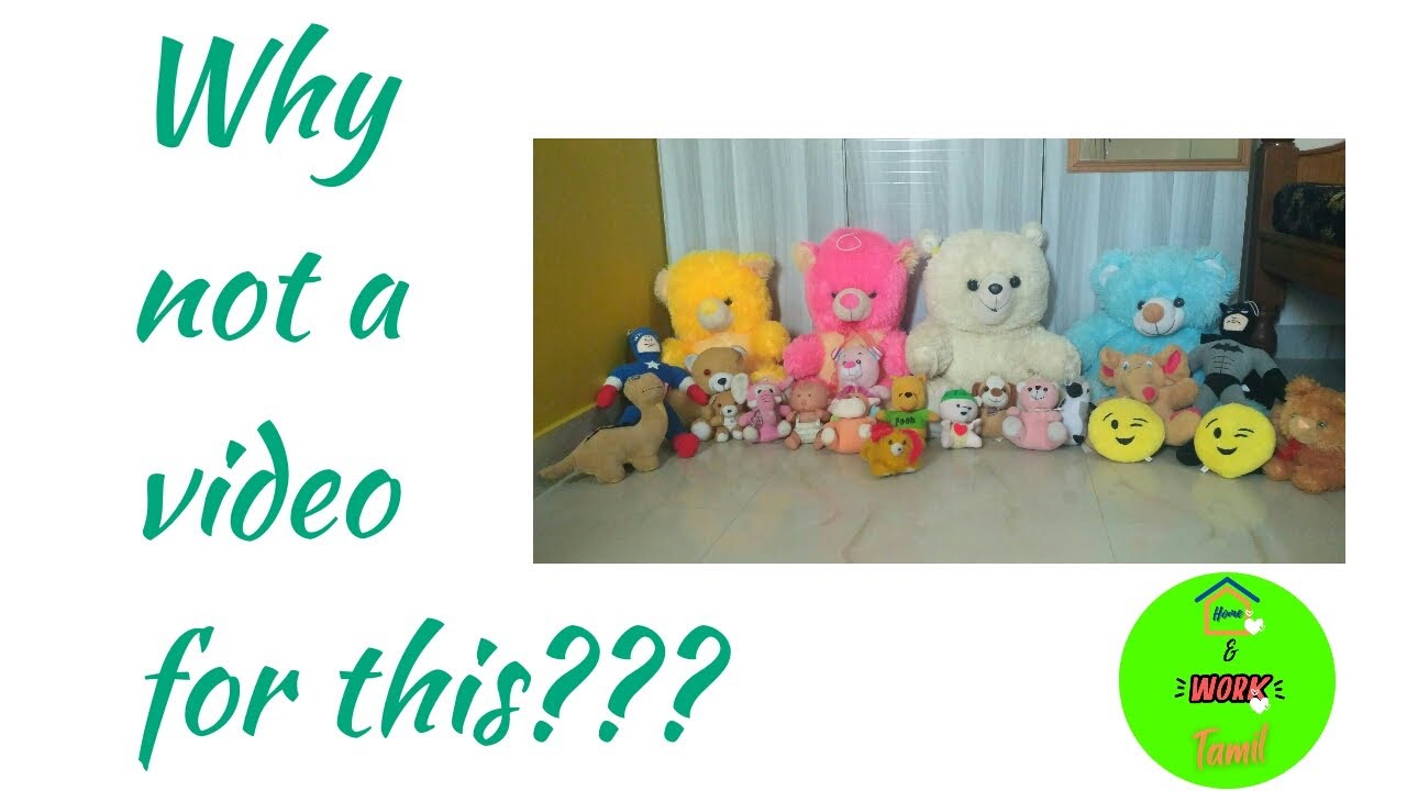 Soft toys names / Toys for kids / Home & Work Tamil / Toys collections