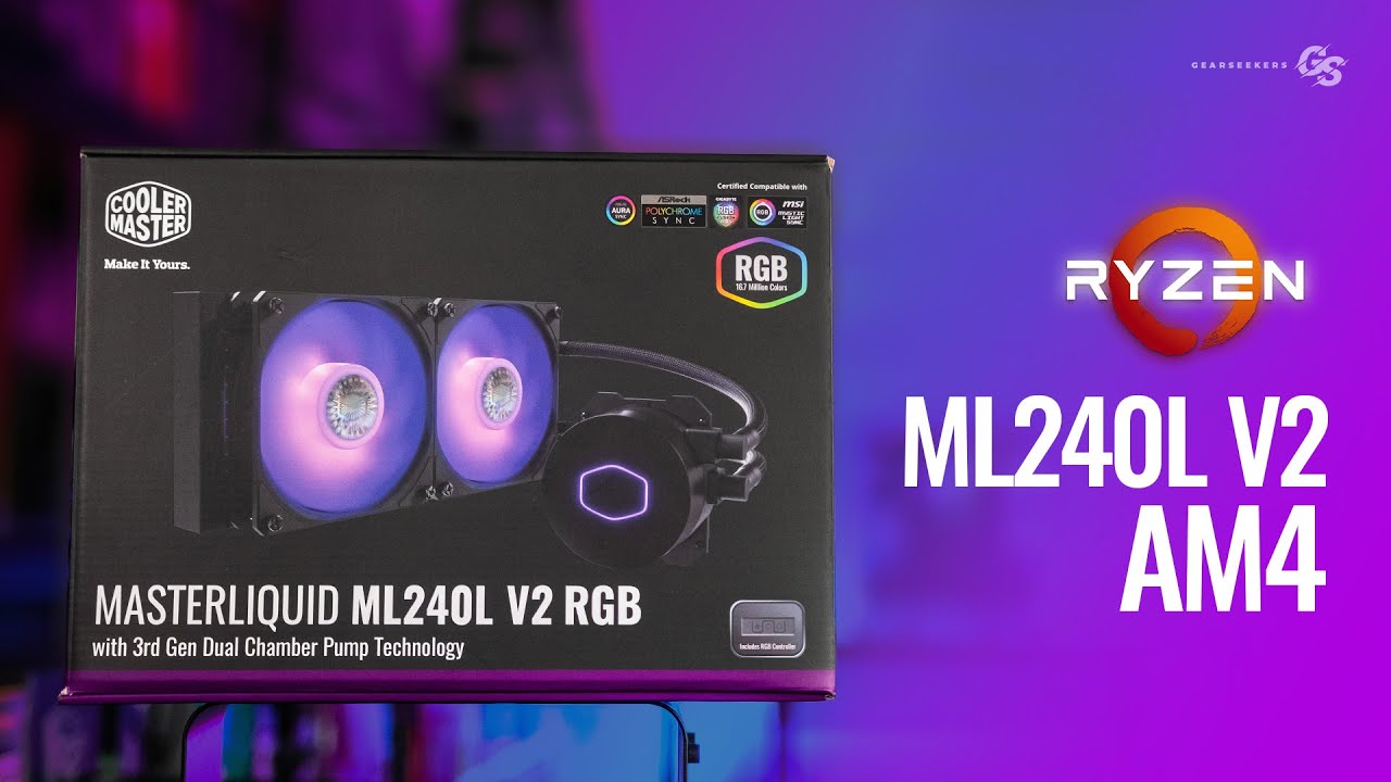 AIO WATER COOLING COOLER MASTER MASTERLIQUID ML240L V2 RGB