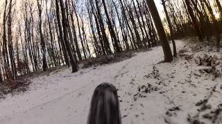 Winter Downhill Gopro Hero 2 Crash