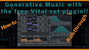 Generative Music with the Free Vital Synth VST Plugin!