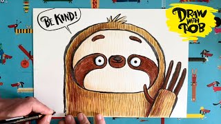 Drawwithrob 25 Sloth Youtube