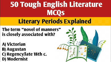 50 English Literature MCQs | Literary Periods | Competitive Exam Prep | UGC NET, PGTRB, KSET, JKPSC