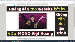 Information Hướng Dẫn Tạo Website Chuẩn SEO Miễn Phí Không Cần Biết Code | Cách Tạo Website Từ A-Z News