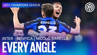 Barella Goal Vs Benfica Every Angle Champions League