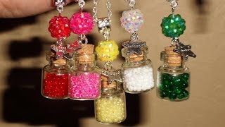 Tuto Diy Collier Fiole Et Perles De Rocailles