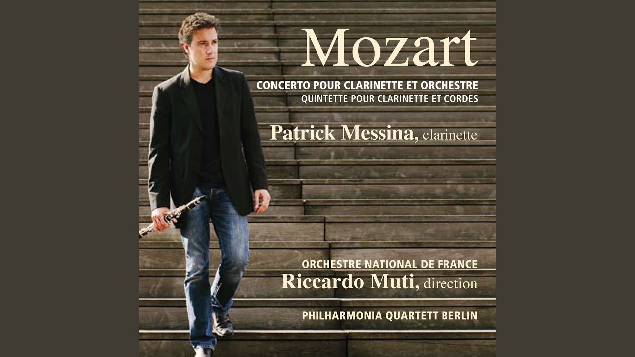 Mira Quintette avec clarinette, deux violons, alto et violoncelle in A Major, K. 581: IV. Allegretto... en YouTube