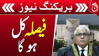 Justice Mazahar Naqvi&rsquo;s references will be decided tomorrow - Aaj News