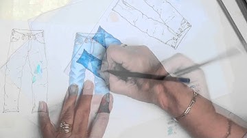 Spectrum Noir Pencils - Enhancing the Jeans