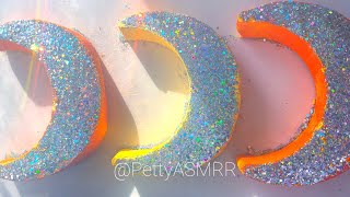 Reformed Gym Chalk Crumbling| Yellow Moons | Oddly Satisfying | PettyASMRR | ASMR Sleep Aid