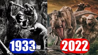 Evolution of King Kong Vs Trex Fight (1933-2005)