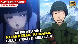 WIBU JONES MASUK DUNIA ISEKAI KERAJAAN BERTEMU PUTRI CANTIK ALUR CERITA GATE JIEITAI