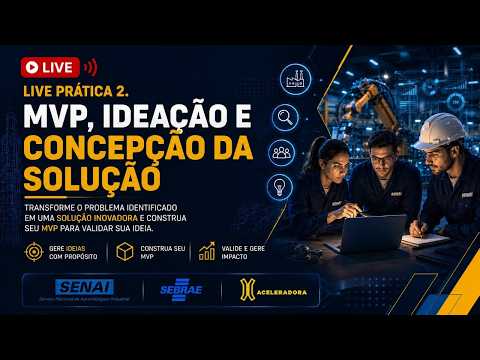 Live Prática 2 tarde: MVP, ideação e concepção da solução