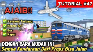 Cara Bikin Pesawat Terbang, Kereta Api Dan Bus Bisa Jalan Di Sakura School Simulator Tutorial