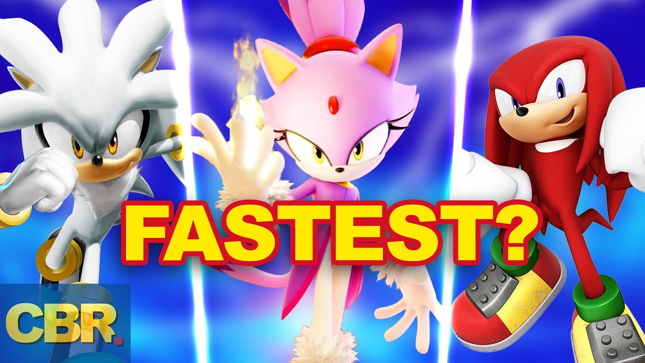 Fastest Characters In Sonic The Hedgehog