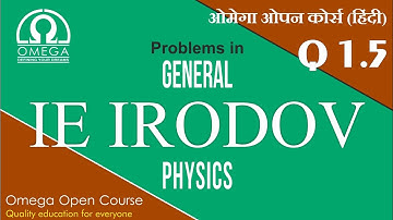 I. E. Irodov Solution | Question #1.5