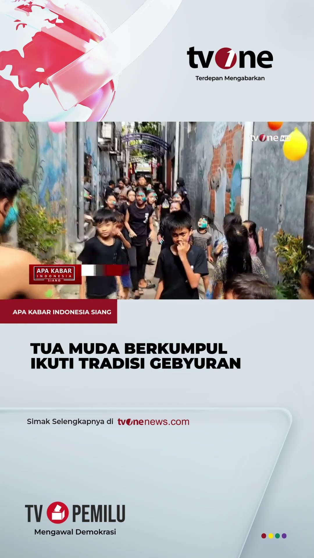 Keseruan Warga Semarang Ikut Tradisi Perang Air | tvOne