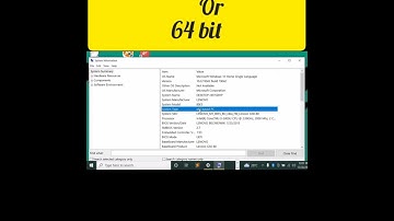 How to check PC is 32 bit or 64 bit #windows