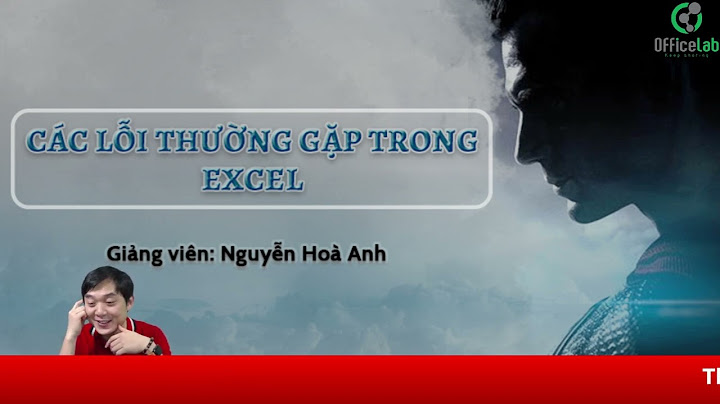 Vô hiệu hóa kiểm tra lỗi trong Excel