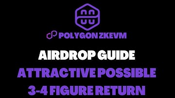 ZKEVM POLYGON AIRDROP GUIDE - POSSIBLE 3-4 FIGURE RETURN WITH JUST 1H WORK | CRYPTO DEFI 2023