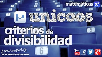 Criterios de divisibilidad 02 SECUNDARIA (1ºESO) matematicas multiplos y divisores